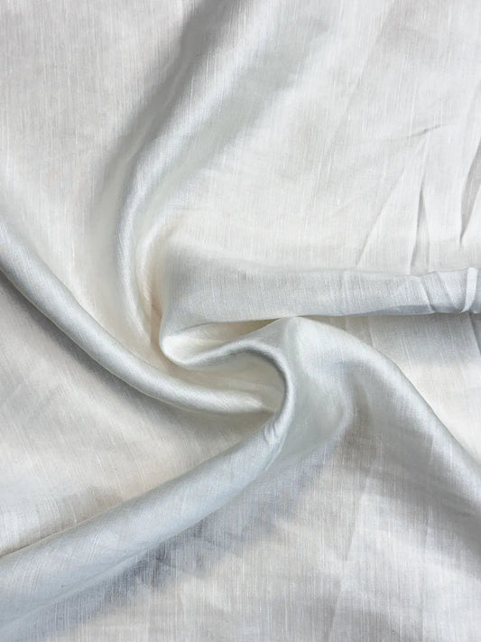 130 Gram VFY Linen Satin Dyeable Fabric | Viscose Linen Satin Dyeable Fabric