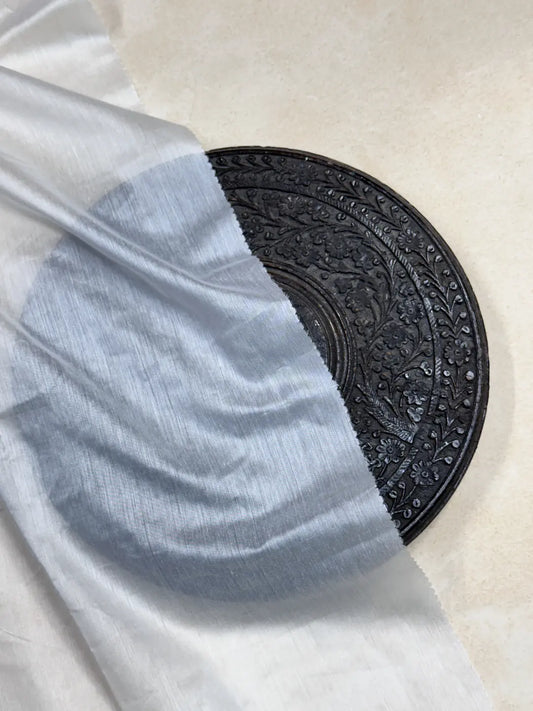 60 Gram VFY Chanderi Dyeable Fabric 44 Inches | Viscose Chanderi Dyeable Fabric