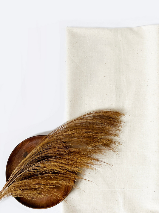 Bamboo Cotton Woven Fabric | Sustainable Handloom Fabric | 50% Bamboo 50% Cotton