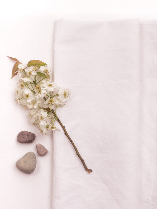 Hemp Cotton Woven Fabric | 55% Hemp 45% Cotton | RFD & White | 58 Inches Wide - MBA Fabricwala