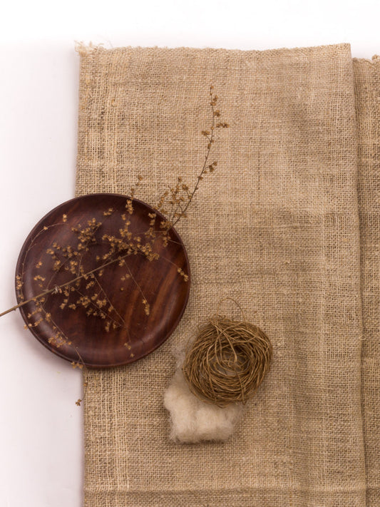 100% Hemp Woven Fabric | Durable Handloom Fabric | Heavyweight Sustainable Textile