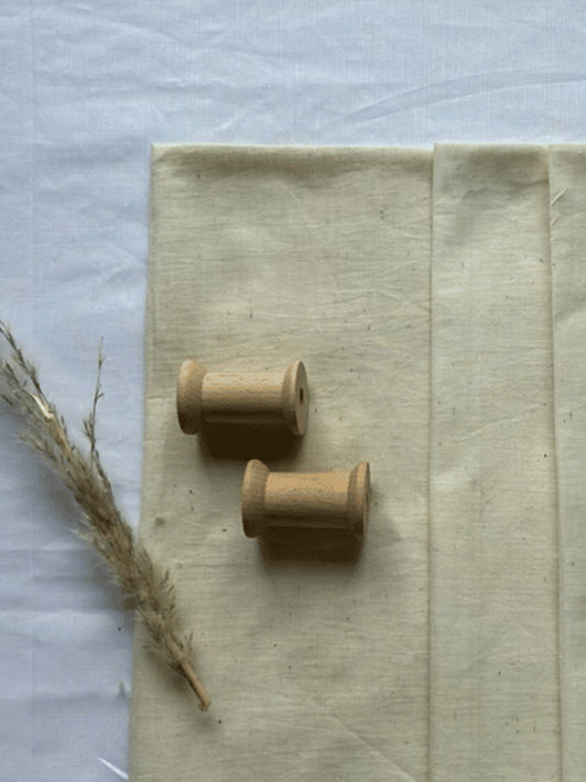 Kala Cotton Bamboo Woven Fabric | Sustainable Handloom Textile | 50% Bamboo 50% Cotton