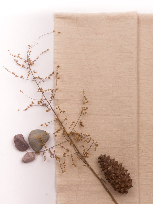 100% Kala Cotton Woven Fabric | Handloom Sustainable Textile | Indigenous Cotton