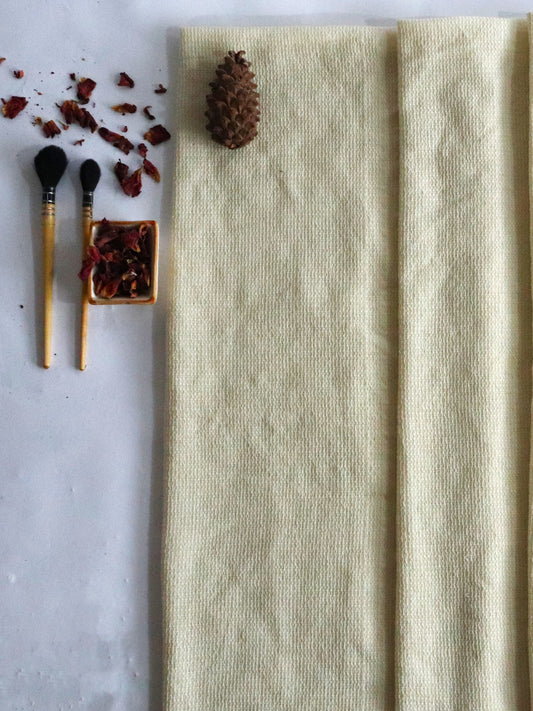 Merino Wool Mesh Handloom Fabric | 75% Wool 25% Organic Cotton | Sustainable & Breathable