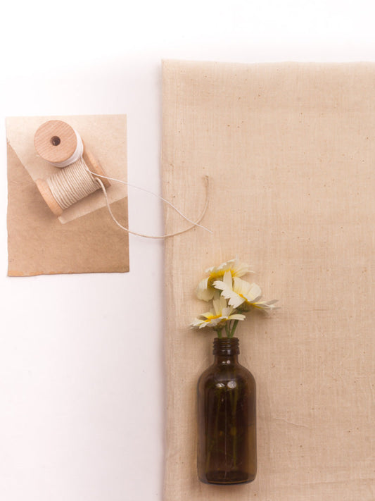 Organic Cotton Woven Fabric | Sustainable Handloom Textile | 100% Organic Cotton