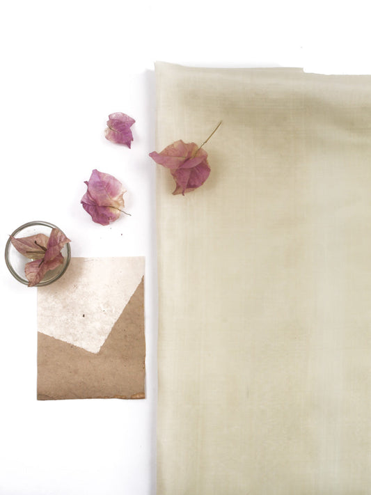 Paper Mulberry Silk | Lightweight Handloom Fabric | Non-Ahimsa Silk