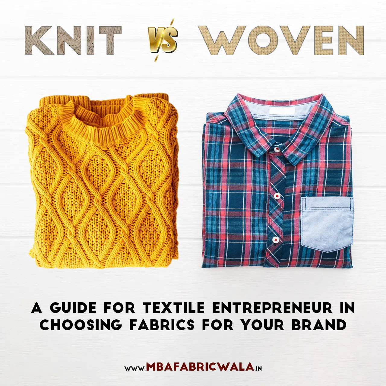 Knit vs. Woven Fabric: A Guide for Textile entrepreneur in Choosing Fabrics for Your Brand